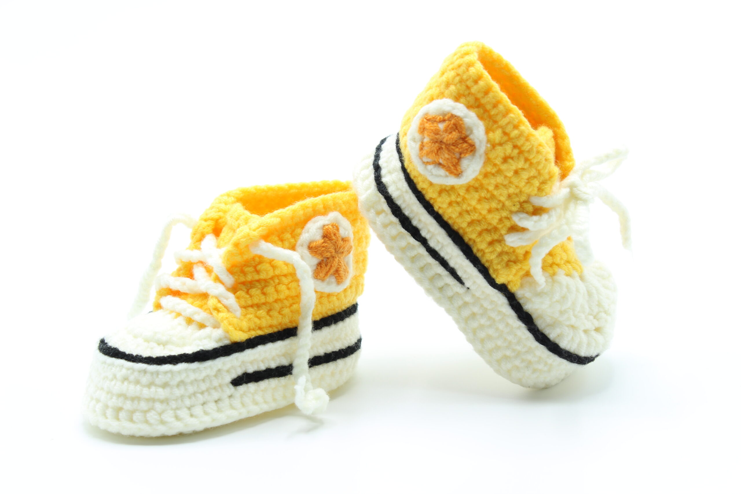 Día del Maestro fibra Simposio Patucos crochet Bebé 0-3 meses - QueKawaii